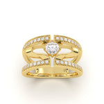 Round Diamond MIJA Ring