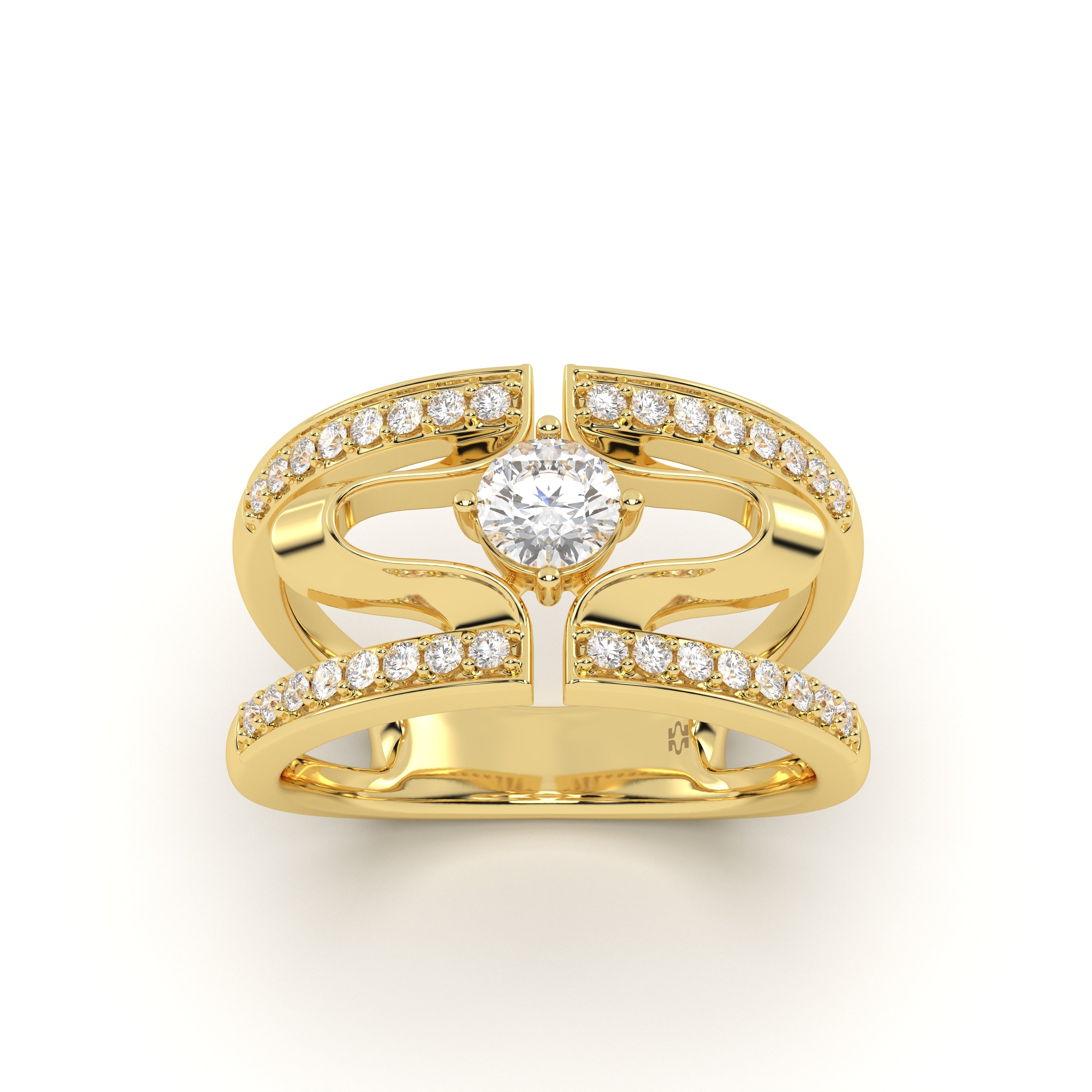 Round Diamond MIJA Ring
