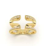 MIJA Open Diamond Ring