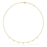 Mini Oval Station Necklace