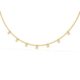 Mini Oval Station Necklace