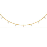 Mini Oval Station Necklace