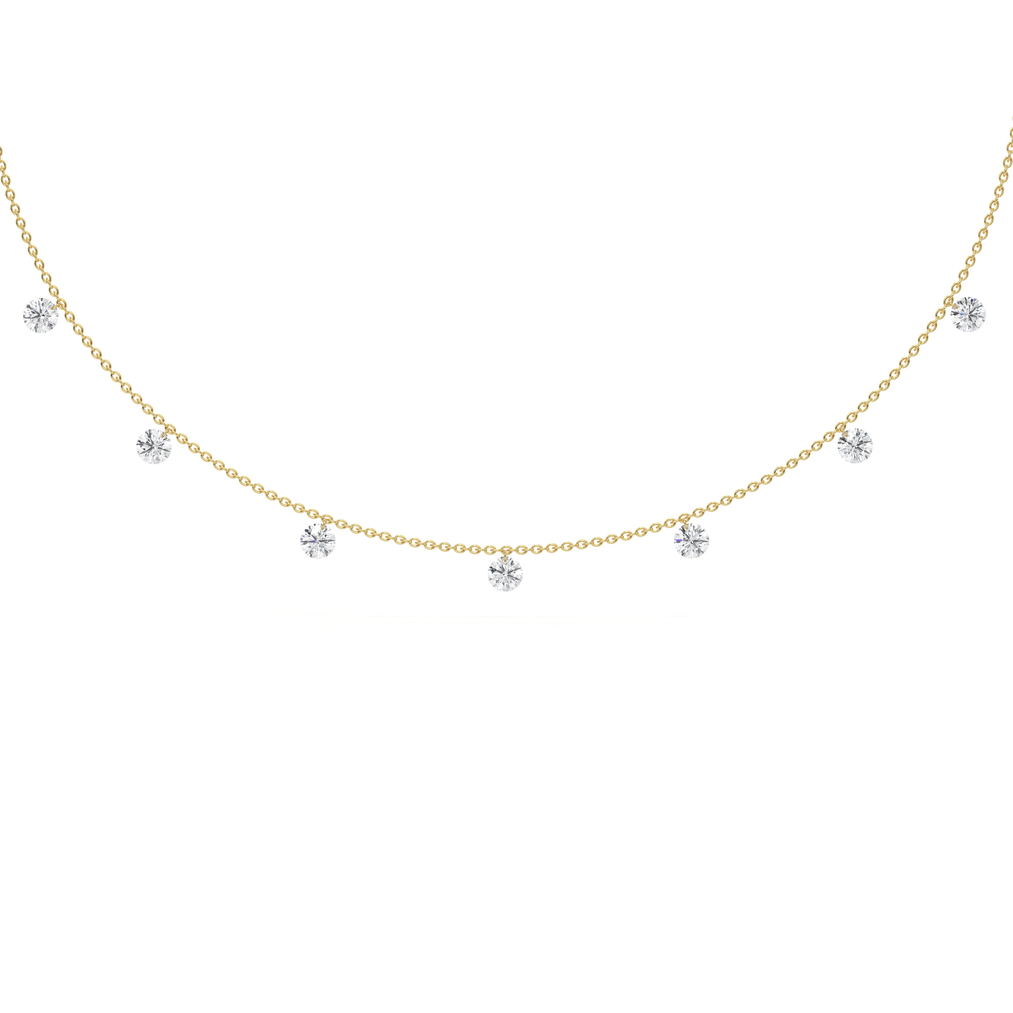 Floating Diamond Necklace 25GNK80638A0MV