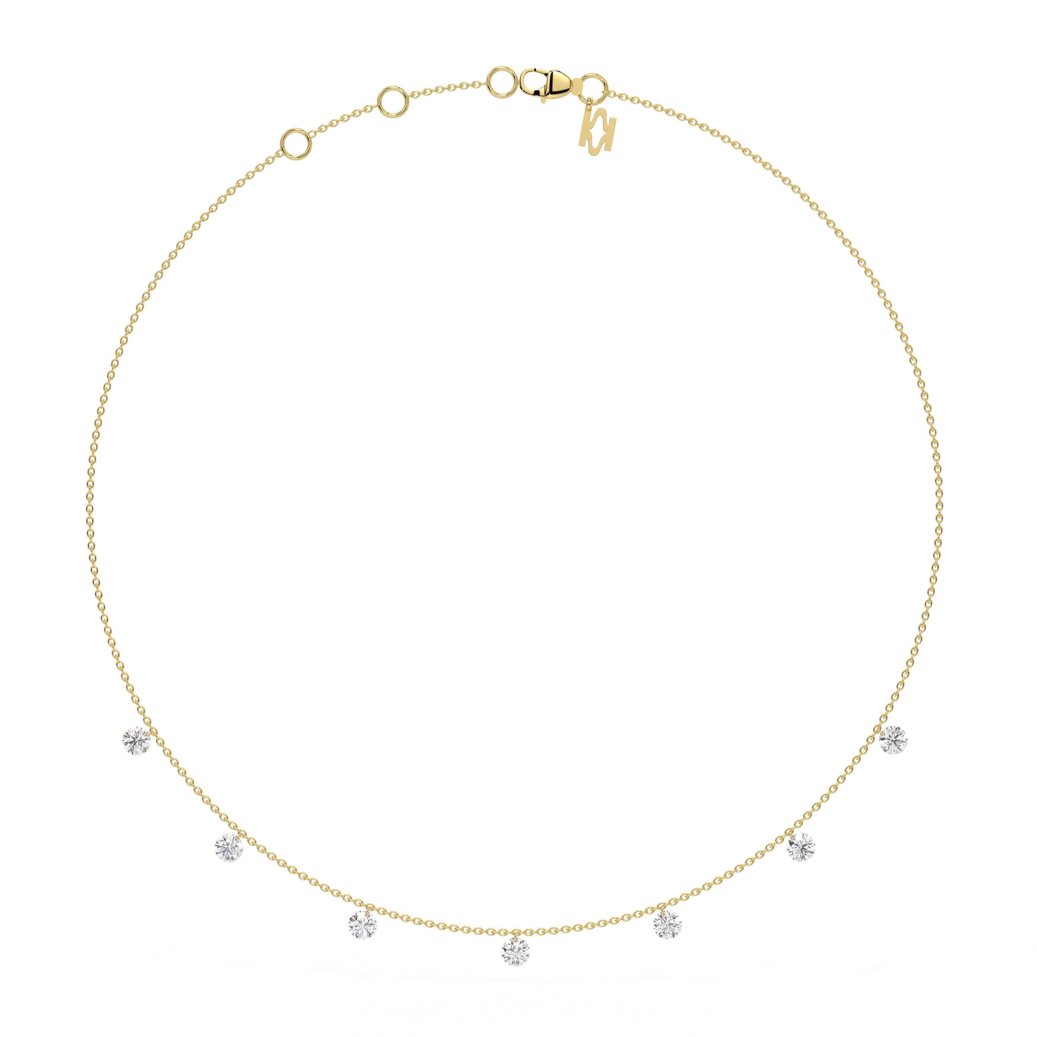 Floating Diamond Necklace 25GNK80638A0MV