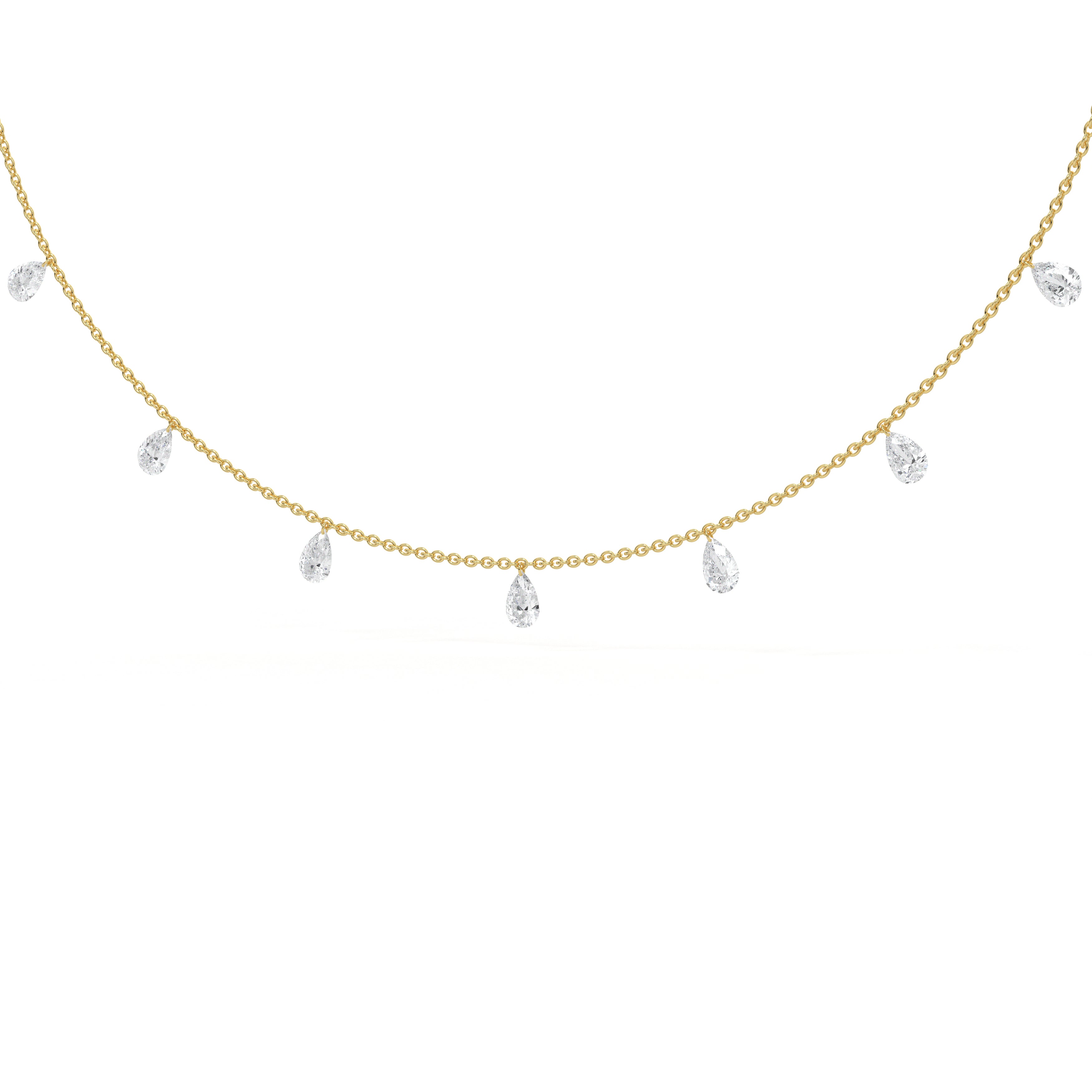 Floating Diamond Necklace 25GNK80640A0MV