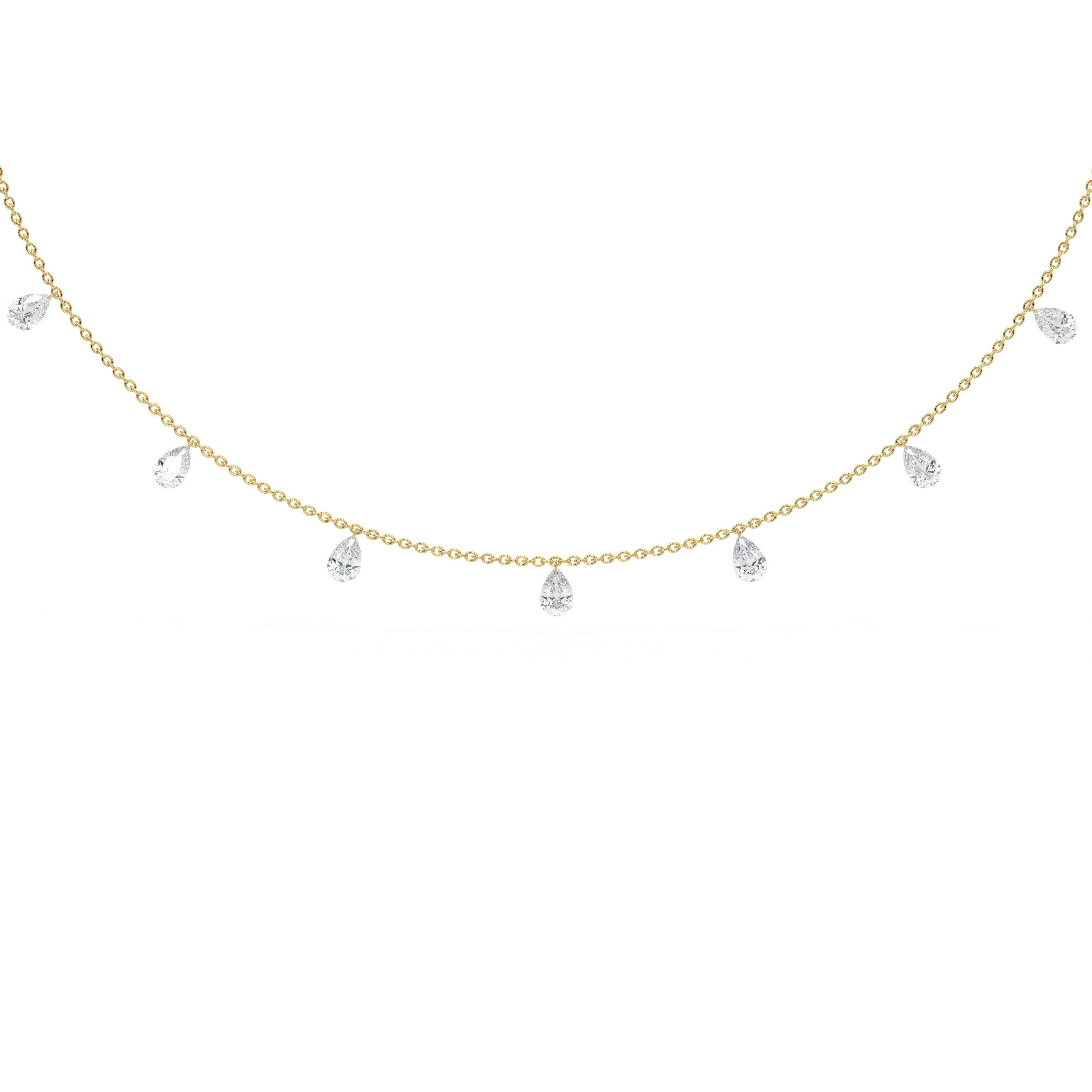 Floating Diamond Necklace 25GNK80640A0MV