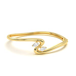 Pear Diamond Leher Bracelet