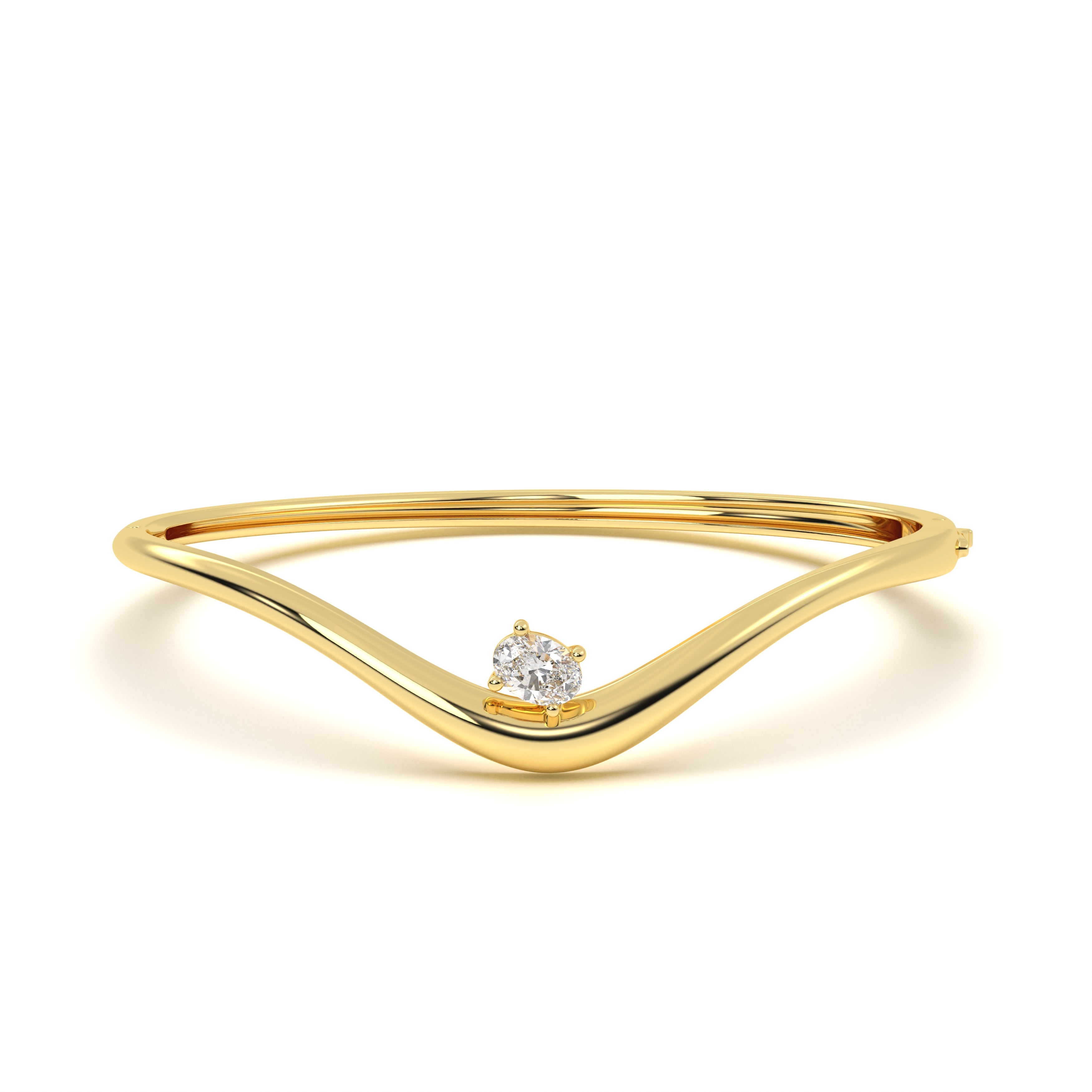 Round Diamond Leher Bracelet