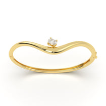 Round Diamond Leher Bracelet