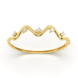 Tide Diamond Leher Bracelet