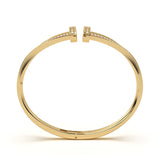 Twin Screw Diamond bracelet