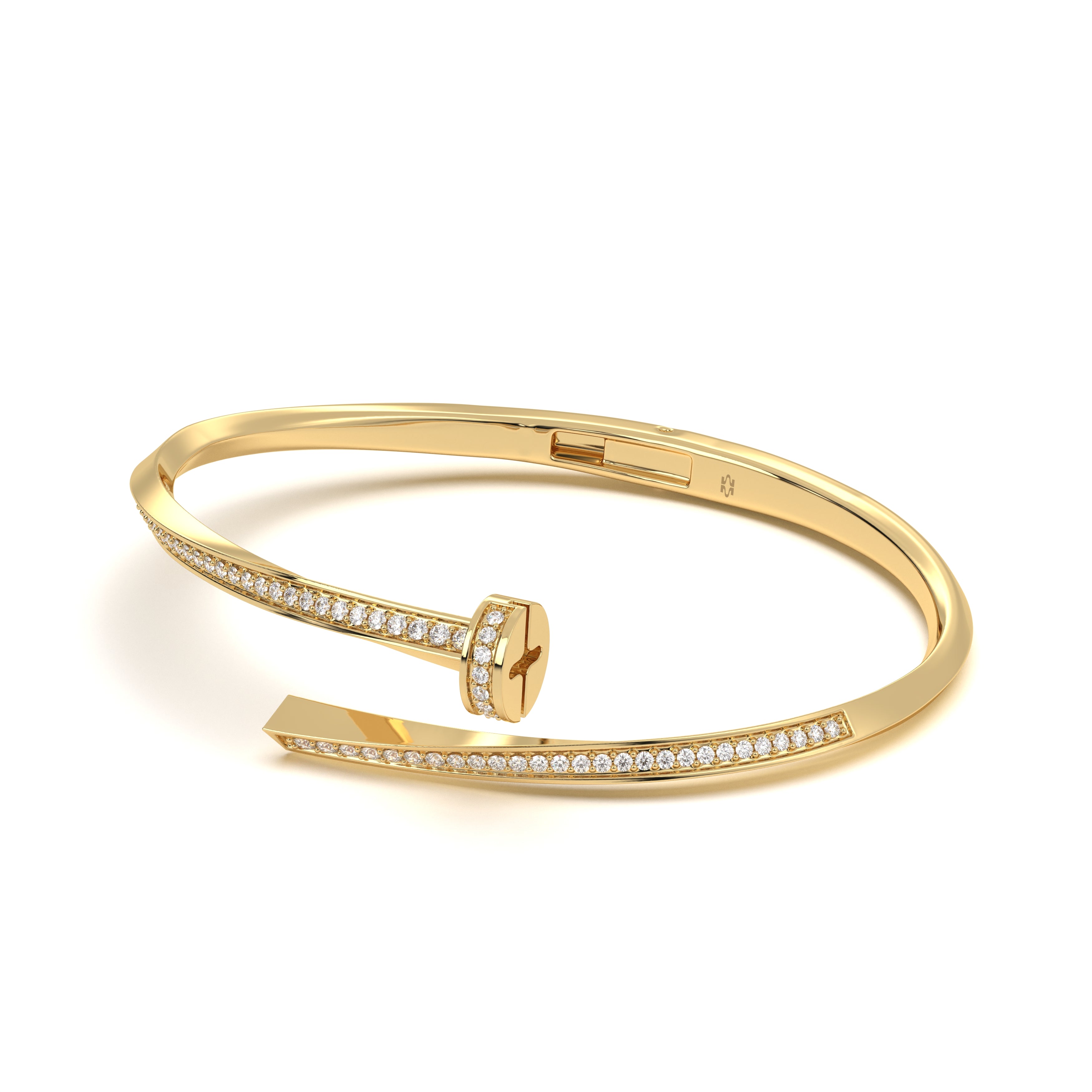 Screw Diamond Bracelet