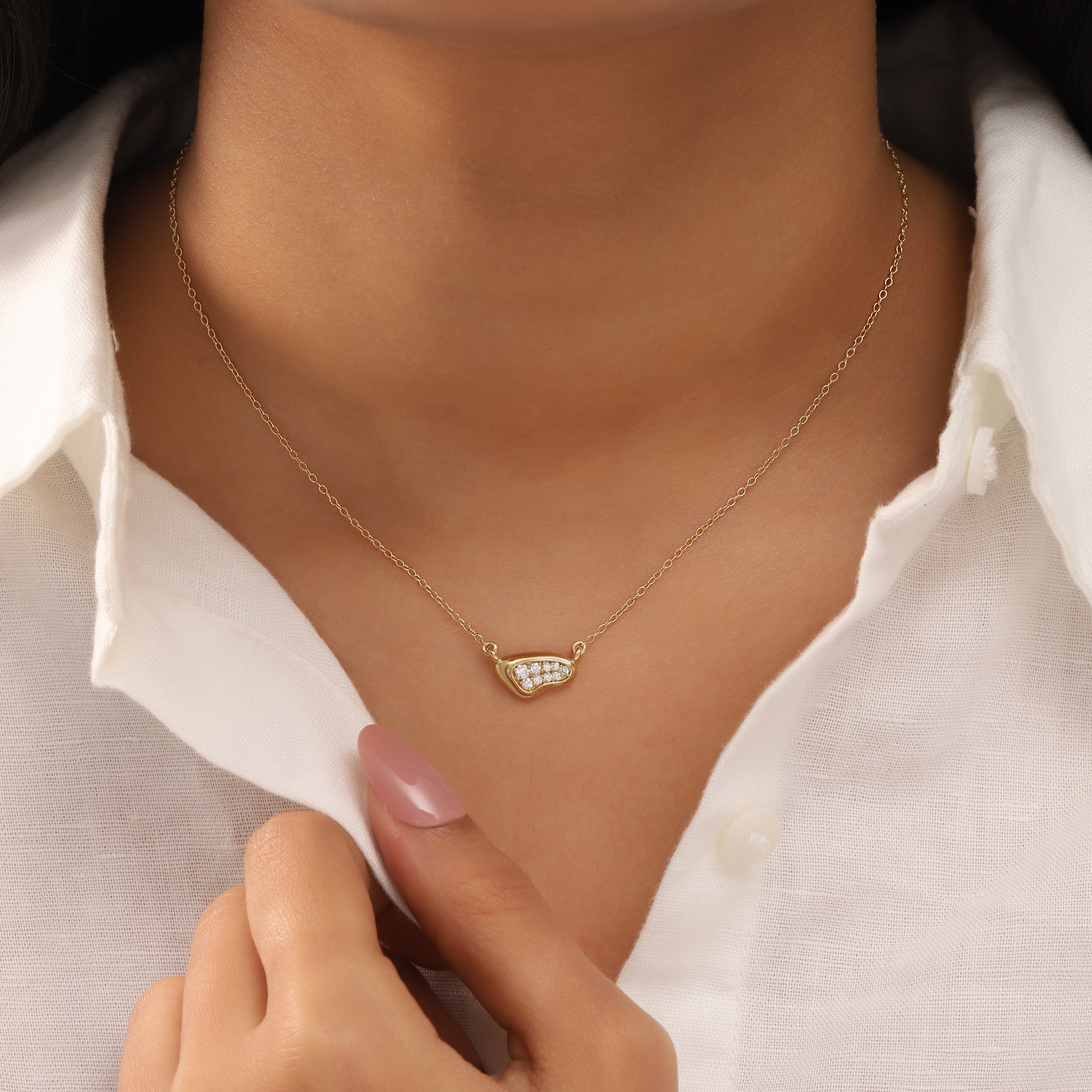 Diamond Cluster Pendant