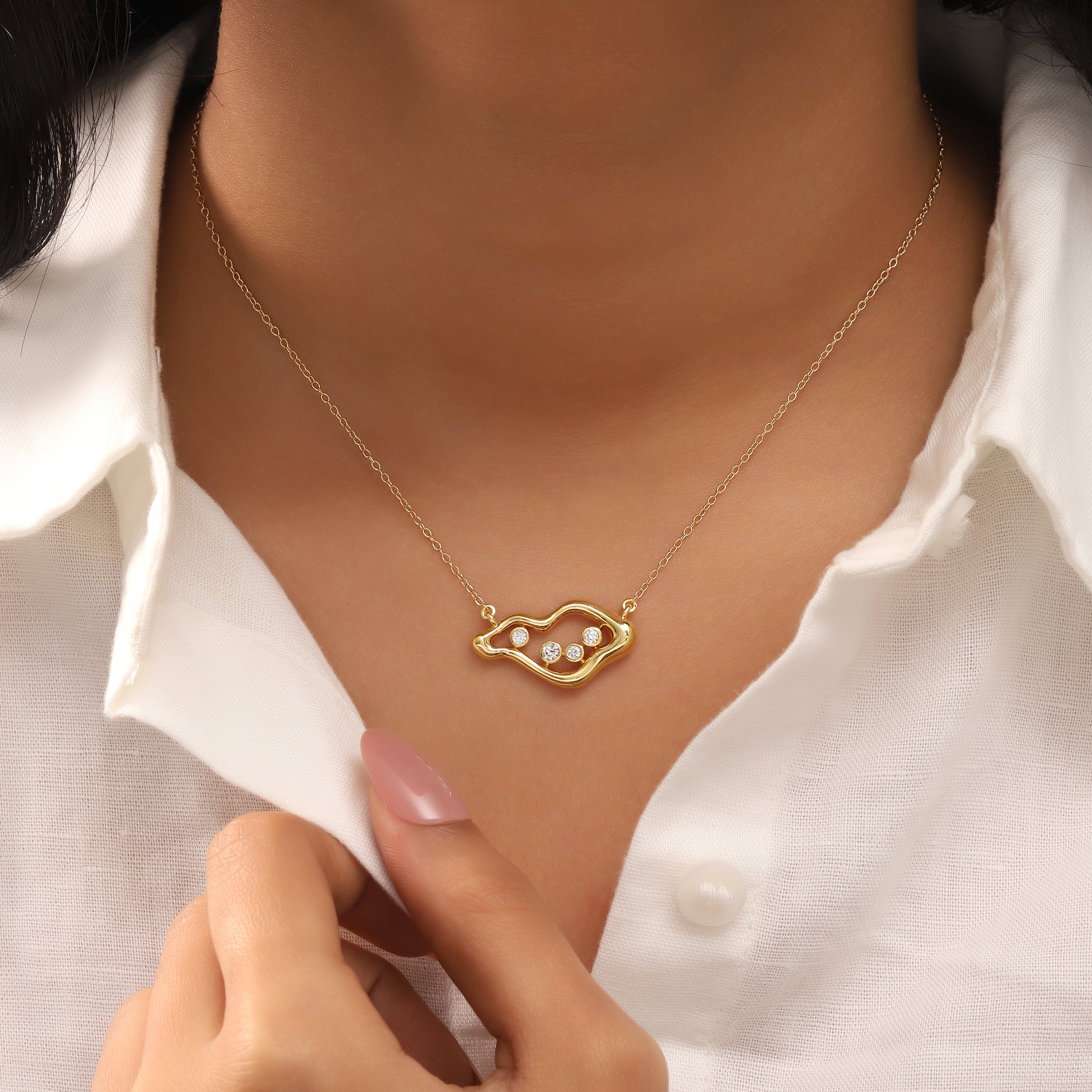 Dewdrop Diamond Pendant