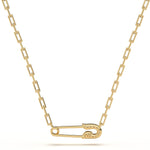 Pavé Pin Diamond Pendant