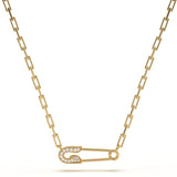 Pavé Pin Diamond Pendant