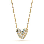 Mija Enamel 'V' Pendant 