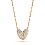 Mija Enamel 'V' Pendant 