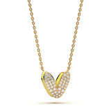 Mija Enamel 'V' Pendant 