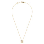 Mija Enamel 'R' Pendant 