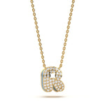 Mija Enamel 'R' Pendant 