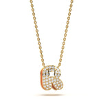 Mija Enamel 'R' Pendant #color_mija-orange