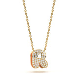 Mija Enamel 'R' Pendant #color_mija-orange
