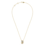 Mija Enamel 'J' Pendant 