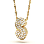 Mija Enamel 'S' Pendant 
