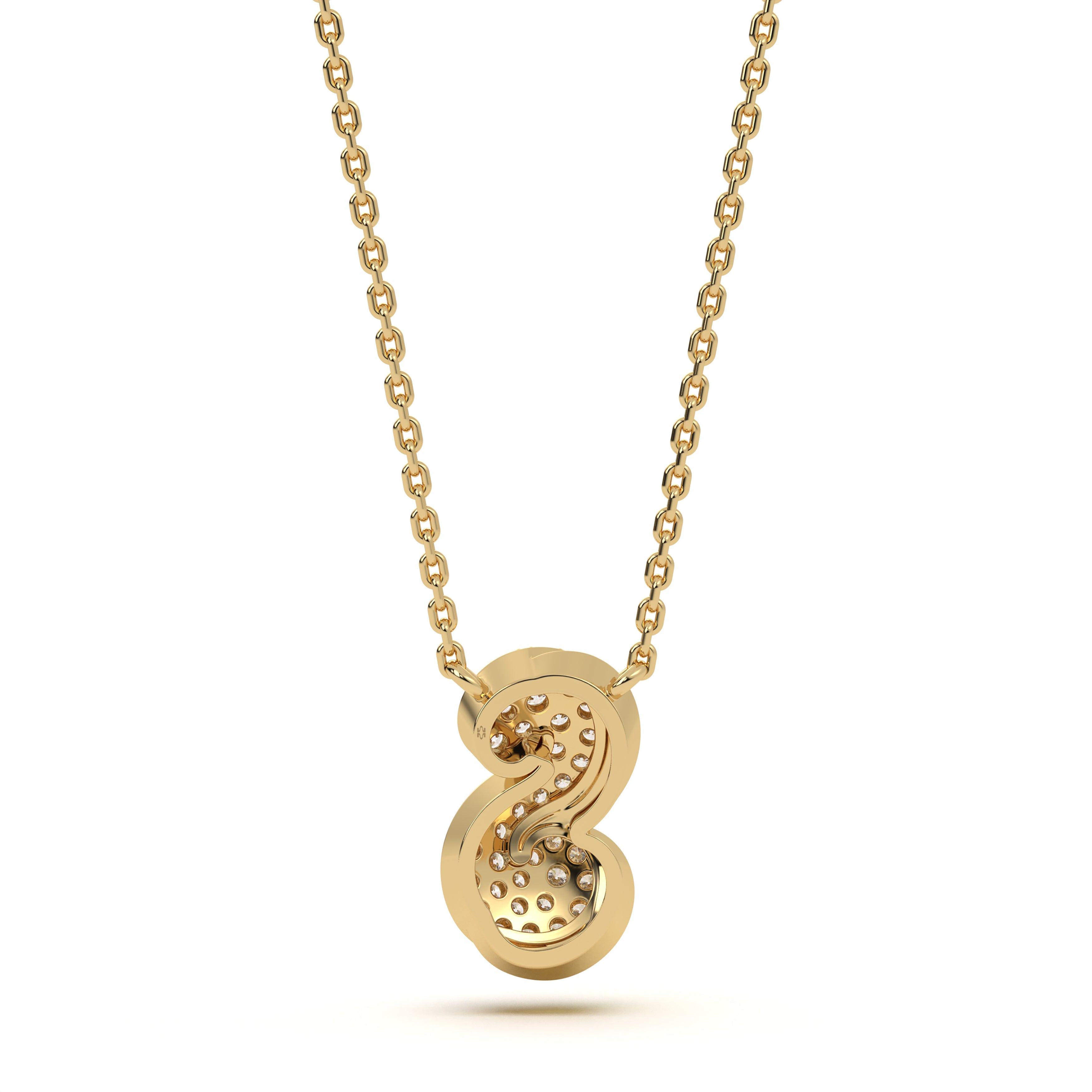 Mija Enamel 'S' Pendant 