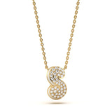 Mija Enamel 'S' Pendant 