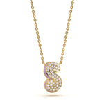 Mija Enamel 'S' Pendant 