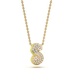 Mija Enamel 'S' Pendant 