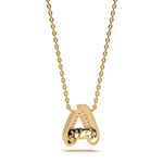 Mija Enamel 'A' Pendant 