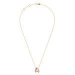 Mija Enamel 'A' Pendant 