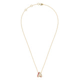 Mija Enamel 'A' Pendant 