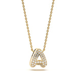 Mija Enamel 'A' Pendant 