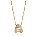 Mija Enamel 'A' Pendant 