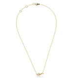 Pear Diamond Leher Pendant