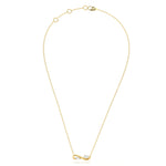 Infinity Diamond Leher Pendant