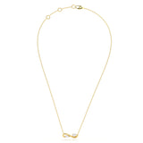 Infinity Diamond Leher Pendant
