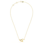Oval Diamond Leher Pendant