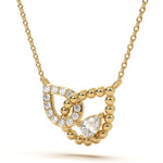 Pear Diamond Aura Pendant