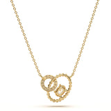 Oval Diamond Aura Pendant