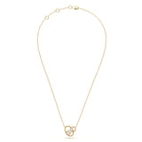 Oval Diamond Aura Pendant