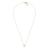 Pear Diamond Floral Pendant