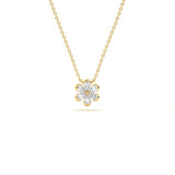 Floral Cascade Diamond Pendant