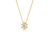 Floral Cascade Diamond Pendant