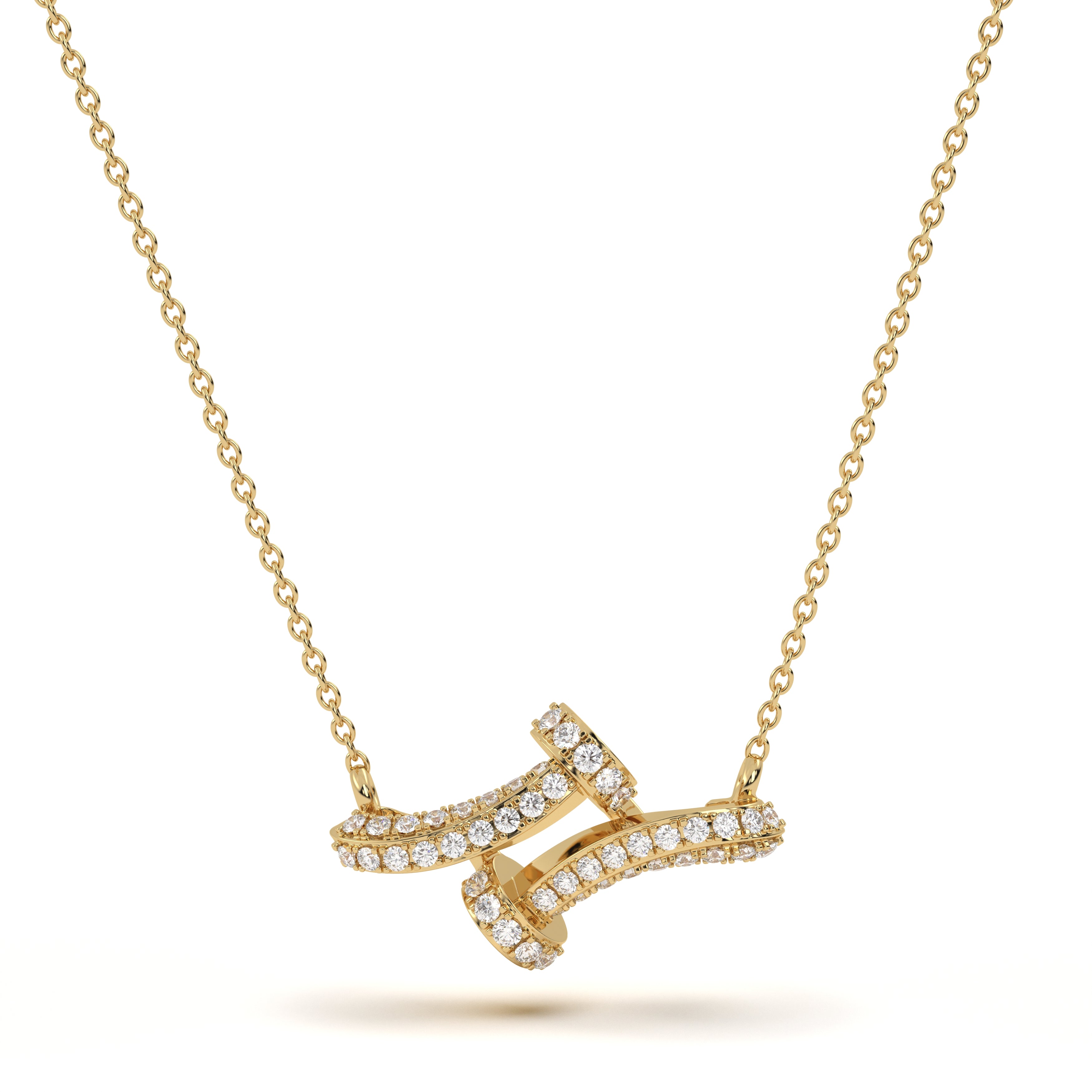 Iconic Diamond Screw Pendant