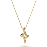 Twin Screw Diamond Pendant